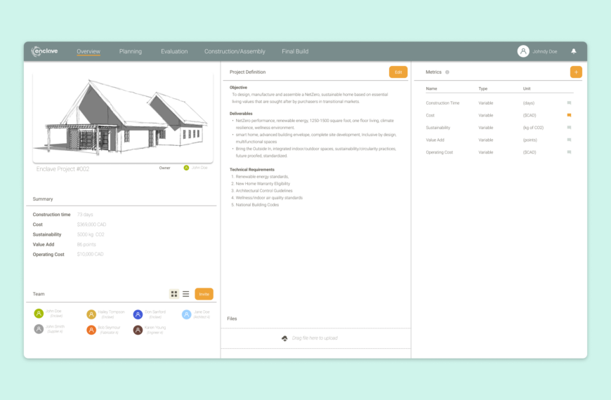 Discovering a new way to plan for a build of a home